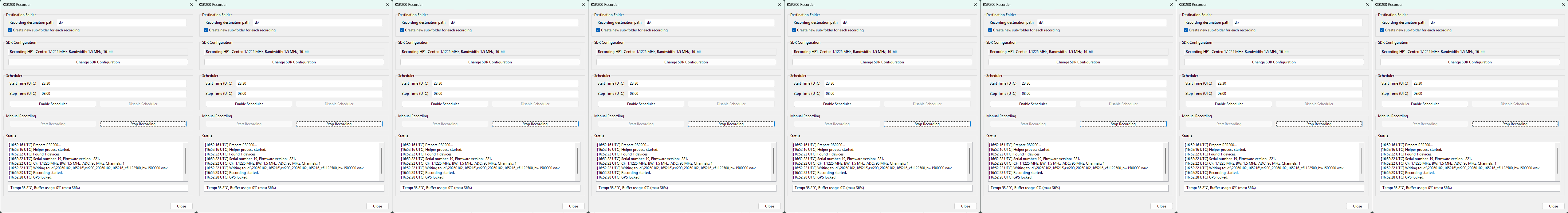 RSR200 Recorder Banner